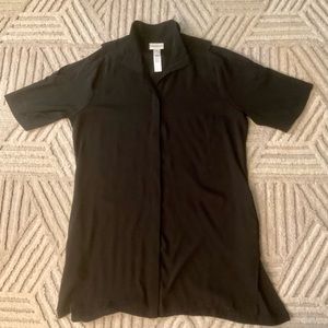 Chico’s size 2 black tunic length top